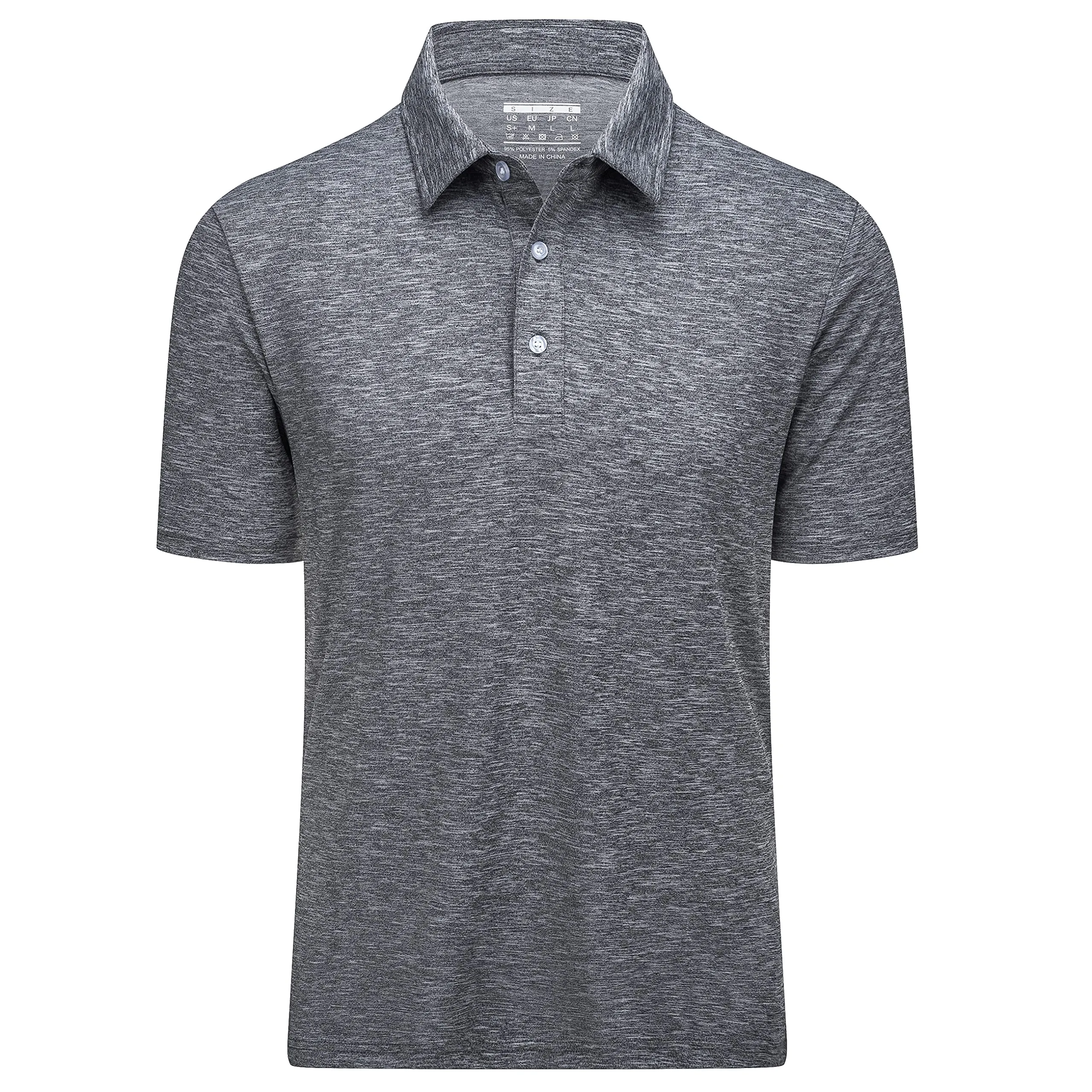 Angelo Ricci™ 3 Button Down Golf Polo Shirt