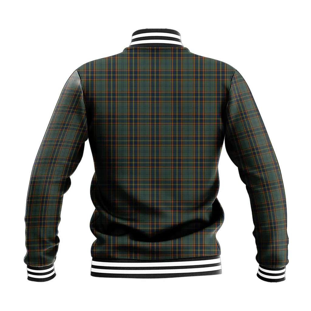 Antrim County Ireland Tartan Baseball Jacket