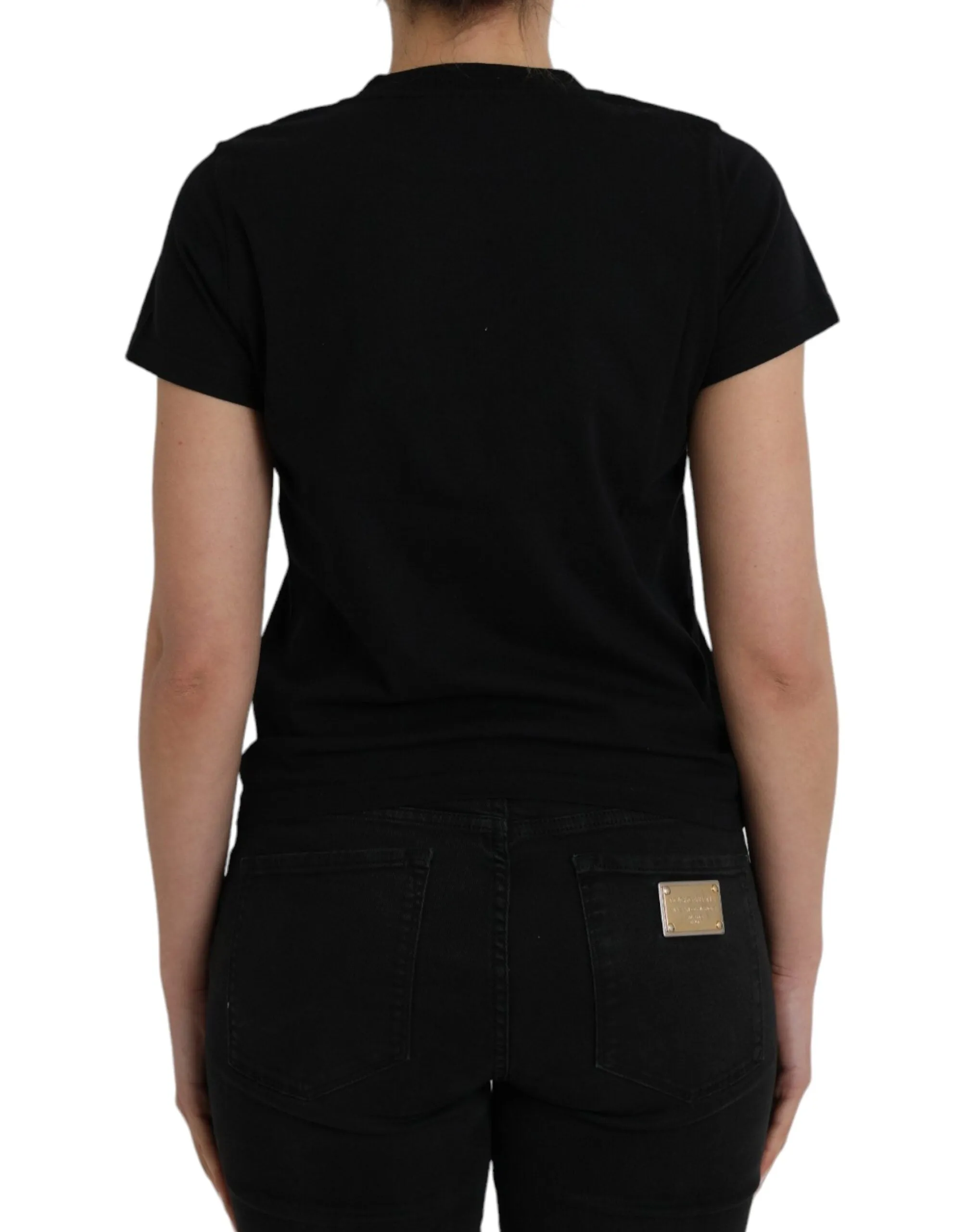 Balenciaga  Cotton Logo Print Crew Neck Short Sleeves Women's T-shirt
