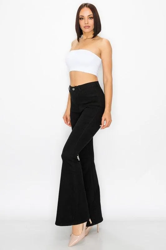BC001 stretch high waist bell bottom jeans