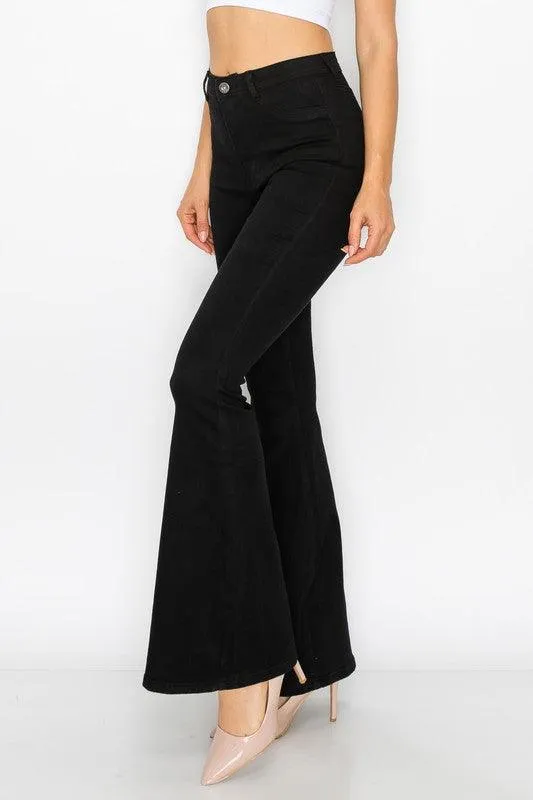 BC001 stretch high waist bell bottom jeans