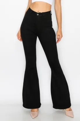 BC001 stretch high waist bell bottom jeans