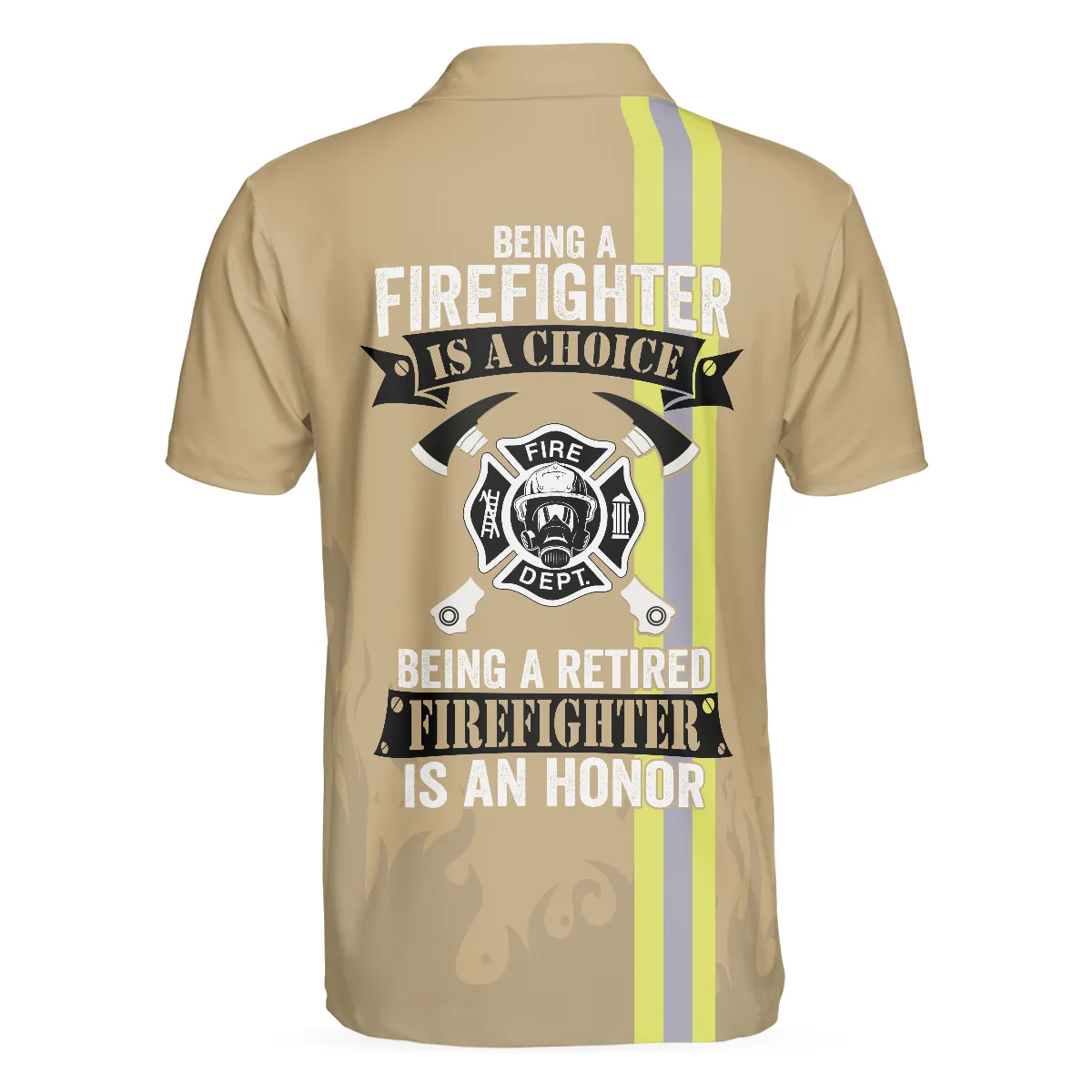 Being A Firefighter Is A Choice Short Sleeve Polo Shirt, Retired Firefighter Polo Shirt, Best Firefighter Shirt For Men