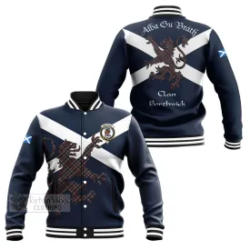 Borthwick Tartan Lion Rampant Baseball Jacket  Proudly Display Your Heritage with Alba Gu Brath and Clan Name
