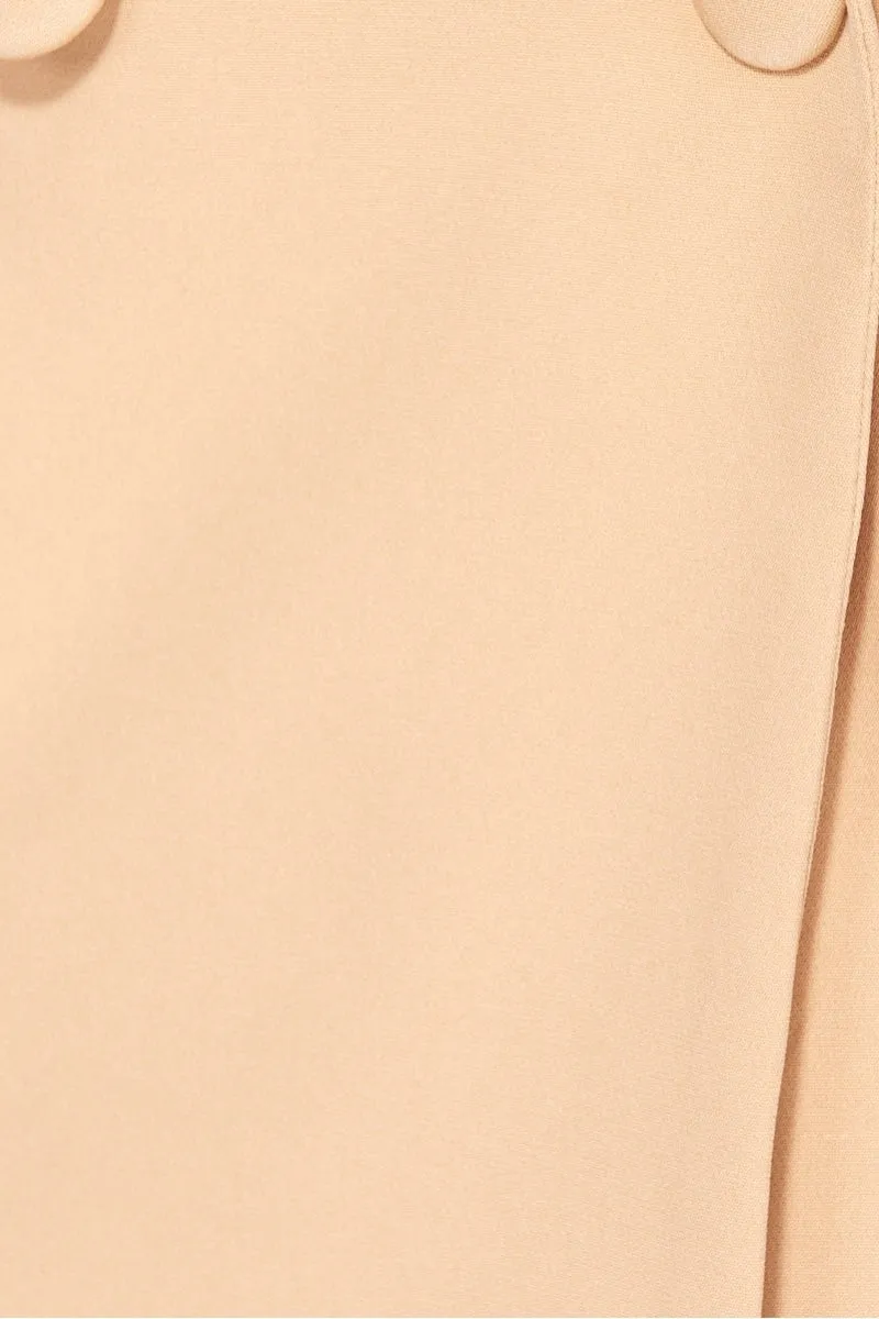 Camel Double Breasted Blazer