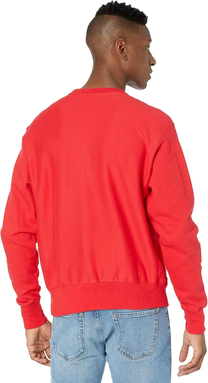 Champion Men's Crewneck Sweatshirt, Reverse Weave, Heavyweight Fleece Sweatshirt For Men