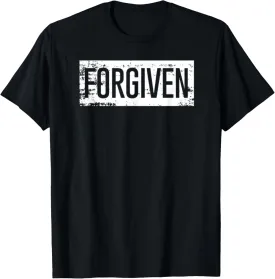Christian Religious Forgiven Message Inspirational T-Shirt