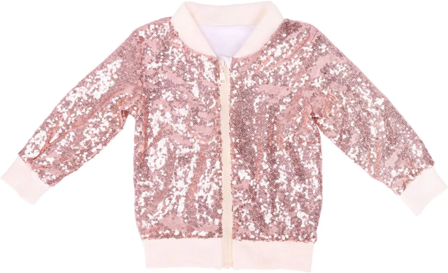 Cilucu Kids Jackets Girls Boys Sequin Zipper Coat Jacket for Toddler Birthday Christmas Clothes