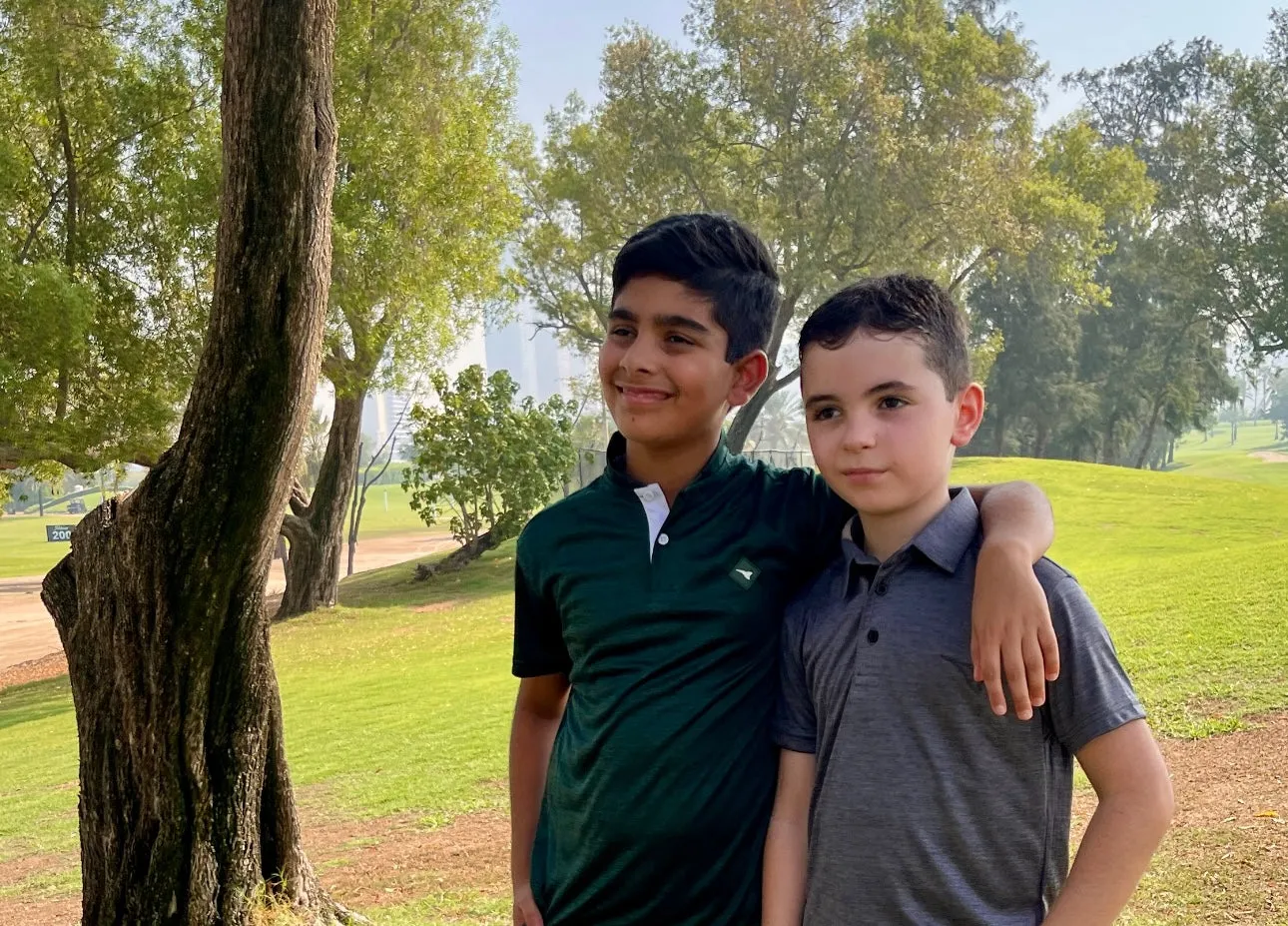 Classico R-L Grey Kid's Golf Polo