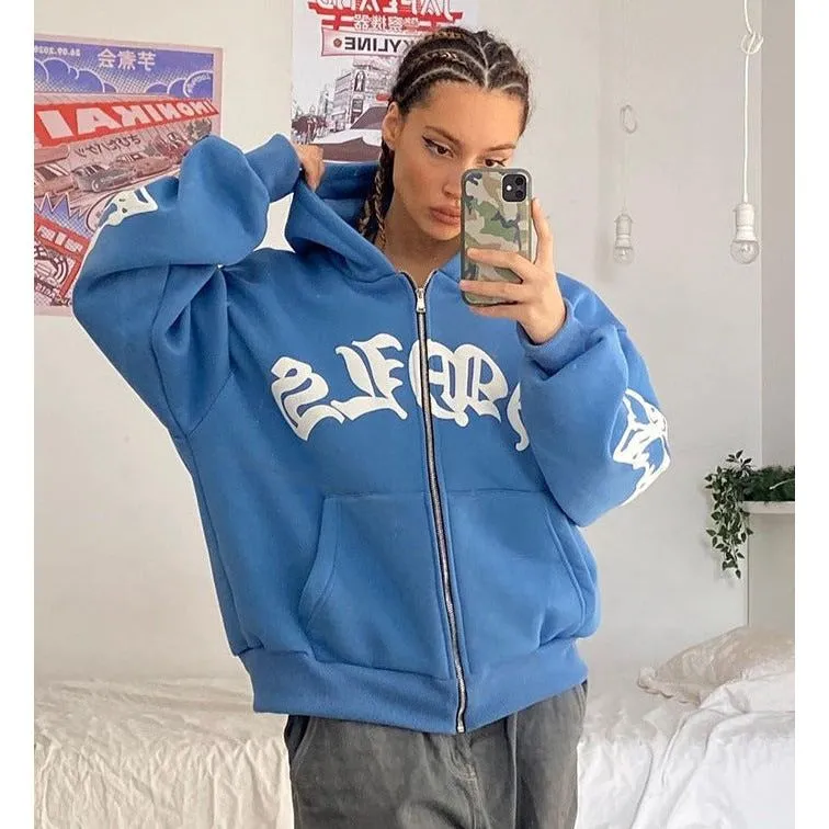 Foam Zipper Hoodie