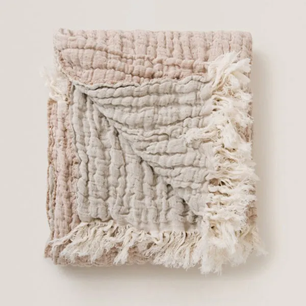 Garbo and Friends Double Bed Quilt - Mellow Tawny