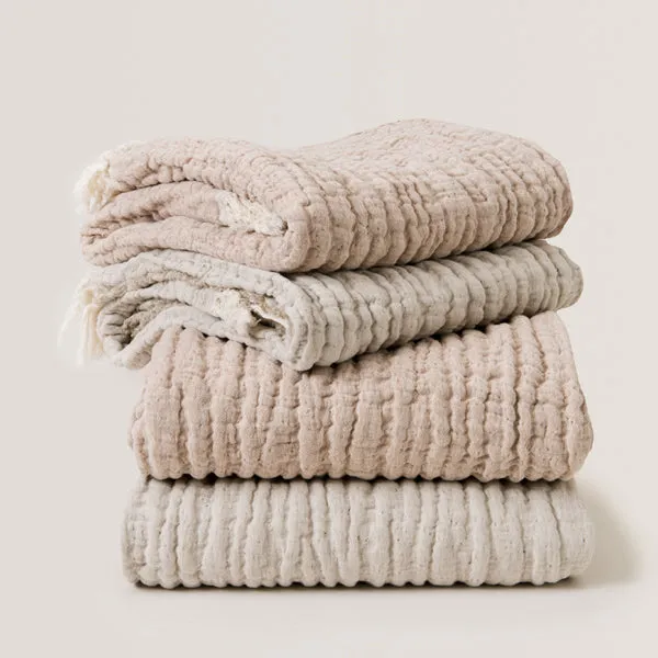 Garbo and Friends Double Bed Quilt - Mellow Tawny