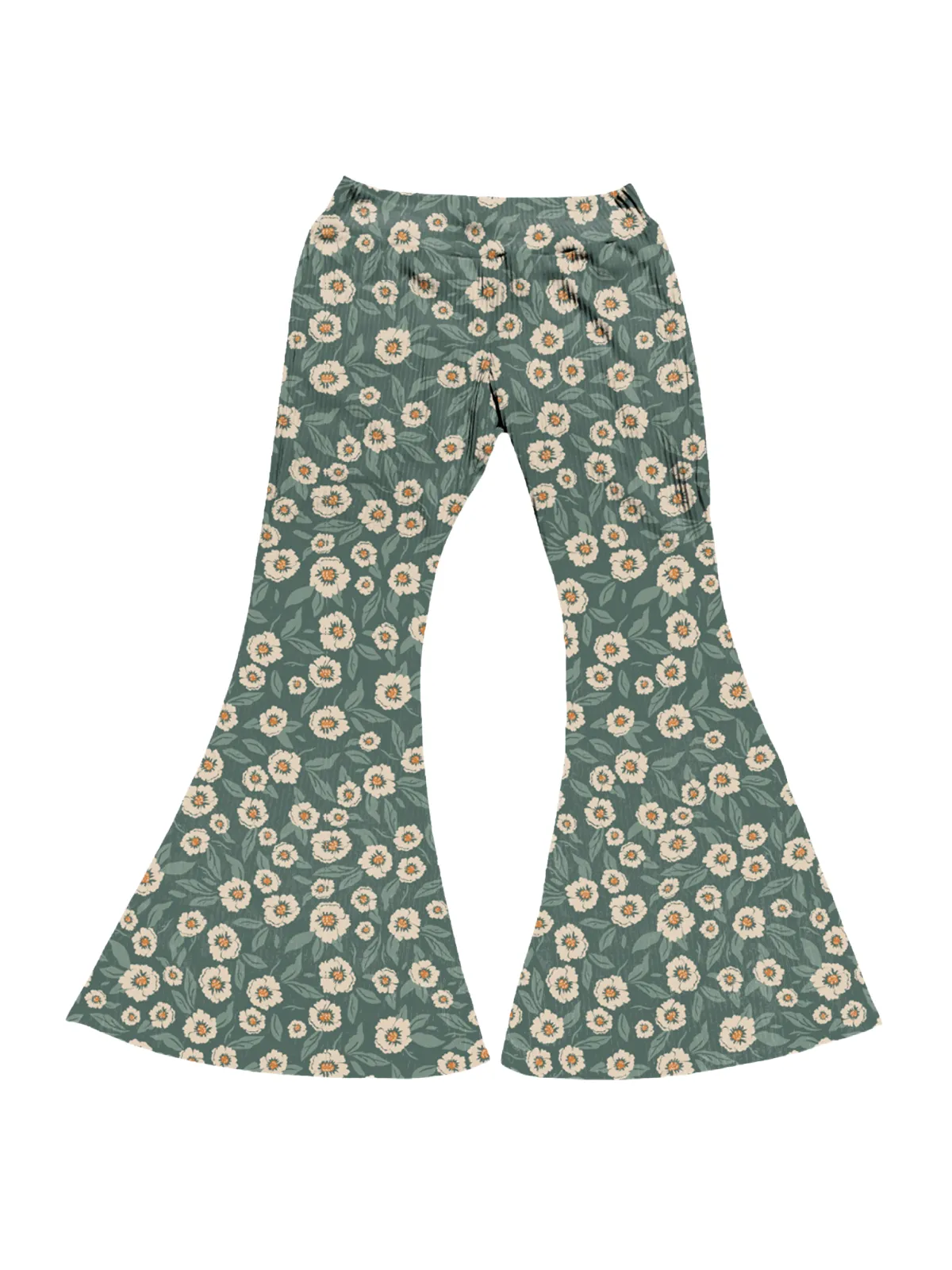 Girls Fall Bell Bottoms in Forest Secrets
