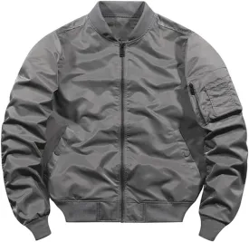 GYori Bomber Jacket Men Vintage Motorcycle Military Coat Spring Winter Padded Casual Pilot Male Clothing