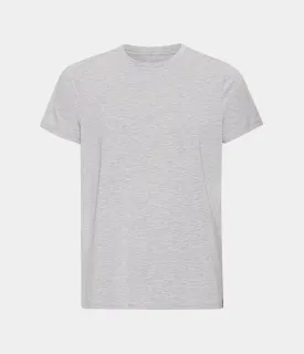 Light gray crew neck bamboo T-shirt