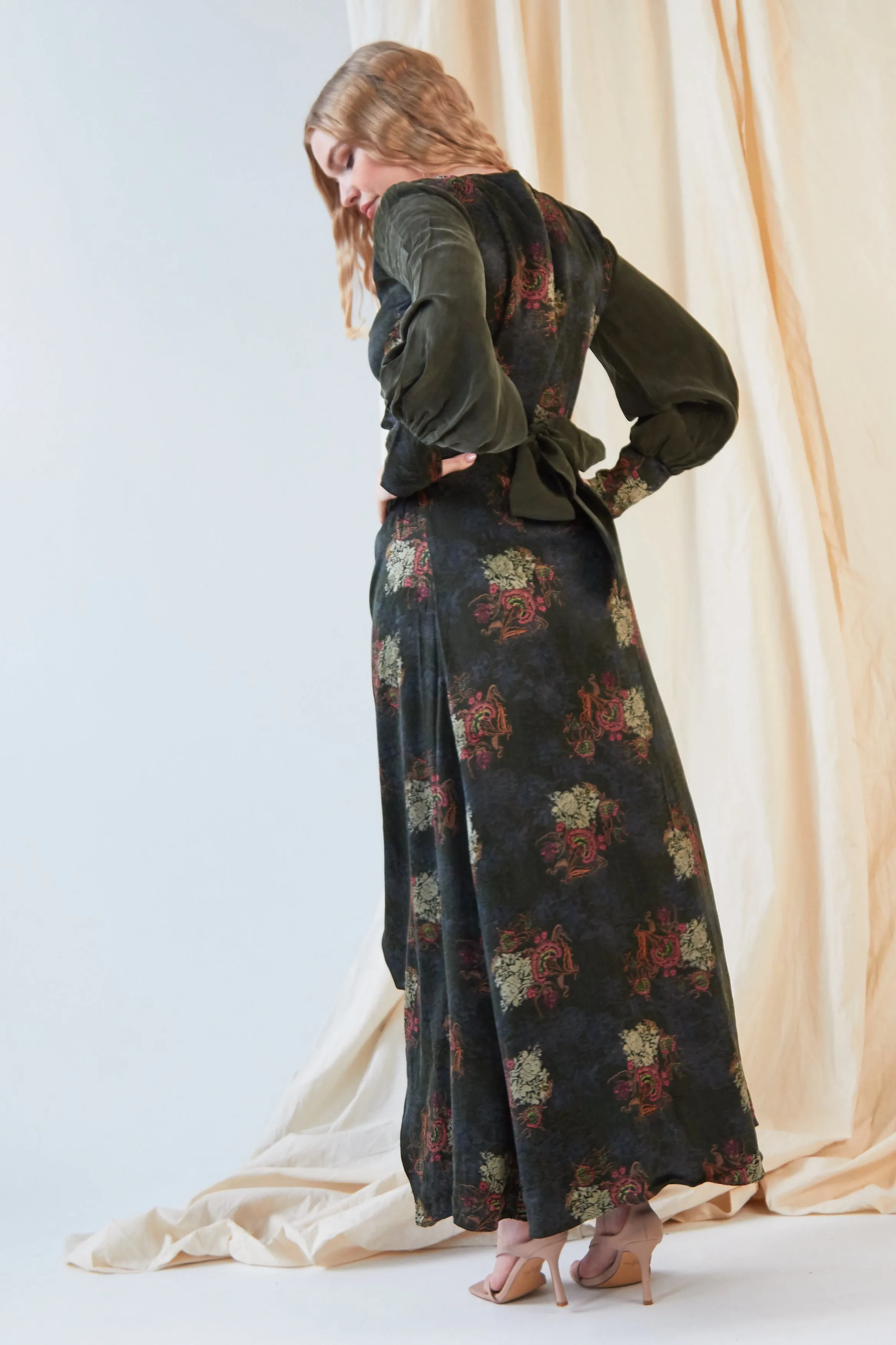 Long Sleeve Wrap Dress
