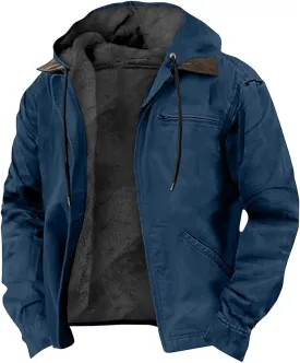 Men's Puffer Jacket Waterproof Winter Coats Western Cowboy 3D Printed Hooded Thermal Snowboard Jacket Parka Raincoat