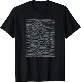Optical Illusion Hand Minimalist Aesthetic Abstract Art T-Shirt