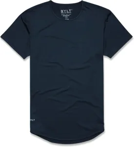 Performance Drop-Cut Men's T Shirt  Athletic Drop Cut Crewneck Tee  Moisture Wicking, Quick-Dry, Tapered Fit