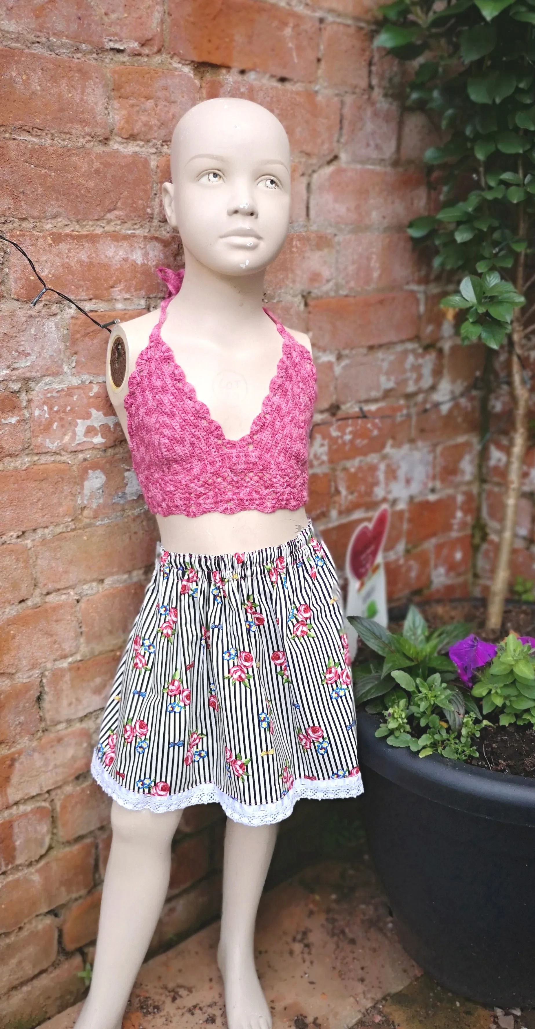 "Candice" Girls summer sun set, festival vibes for boho chicks, age 6-7  