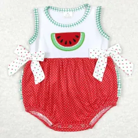 "Watermelon Sweetie" Babies Rompers