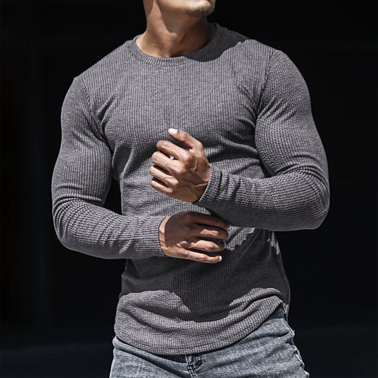 S-STRIPED SIDE ZIPPER SWEATSHIRT