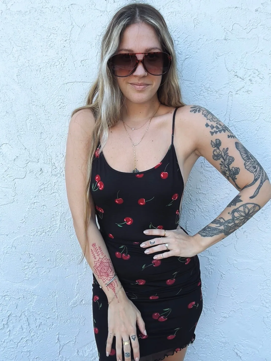 Shirley Temple Cherry Print Bodysuit