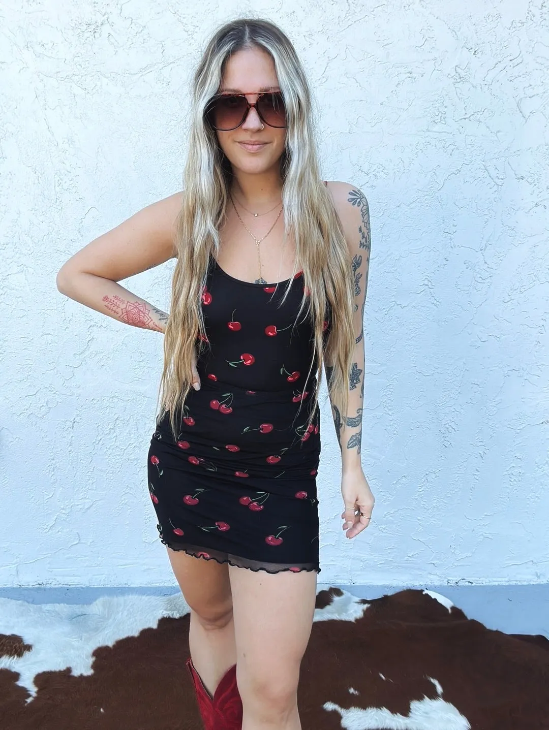 Shirley Temple Cherry Print Bodysuit