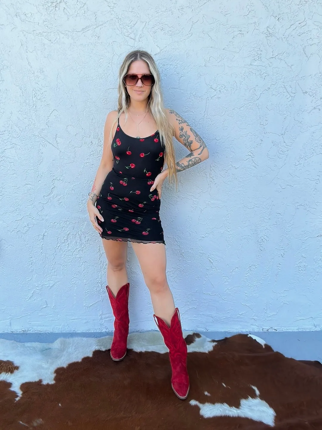 Shirley Temple Cherry Print Bodysuit
