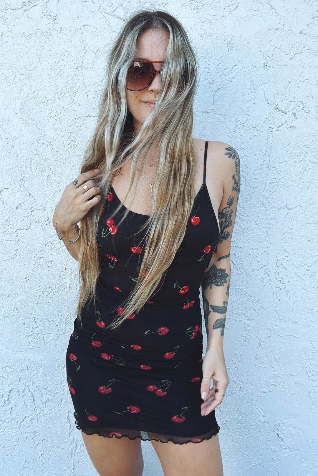 Shirley Temple Cherry Print Bodysuit