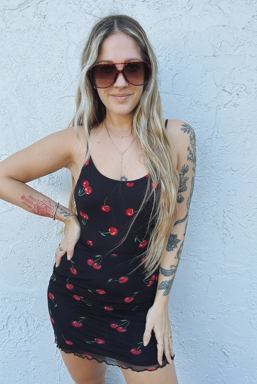 Shirley Temple Cherry Print Bodysuit