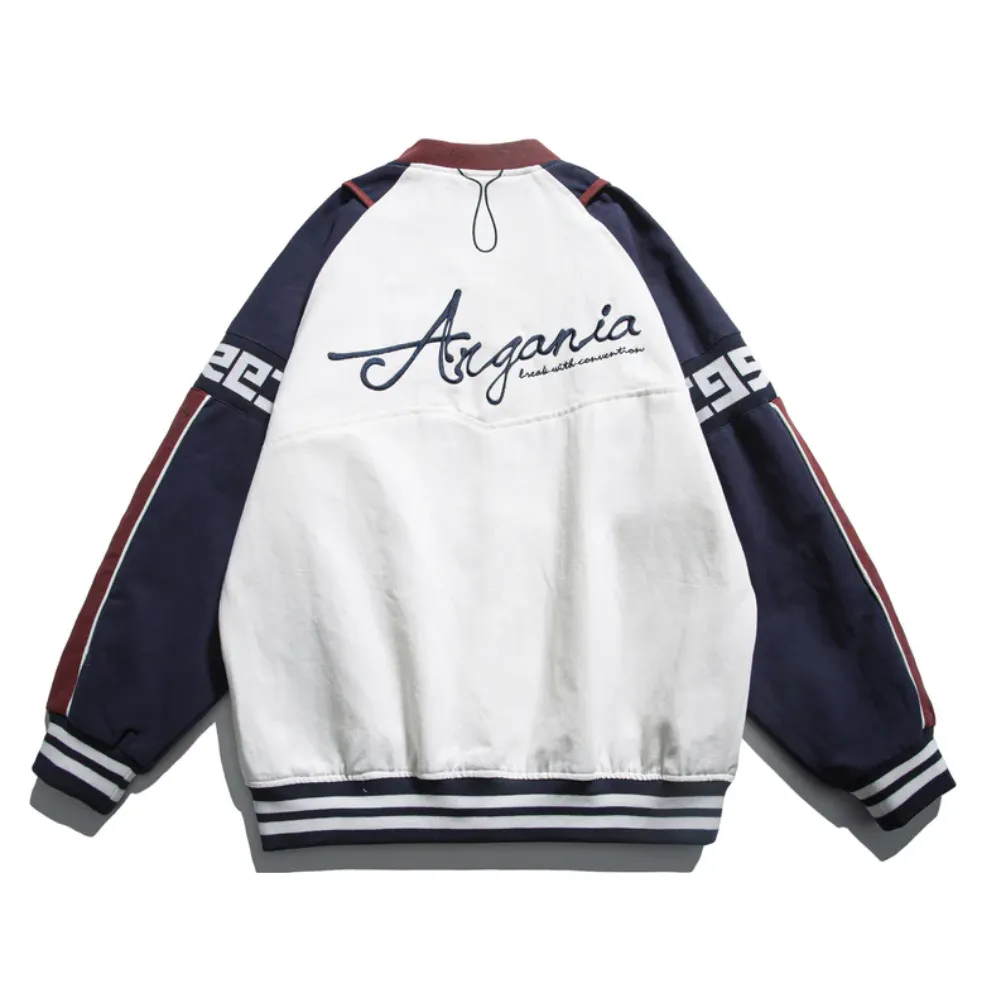 “Vintage High Street Racing Baseball” Jacket