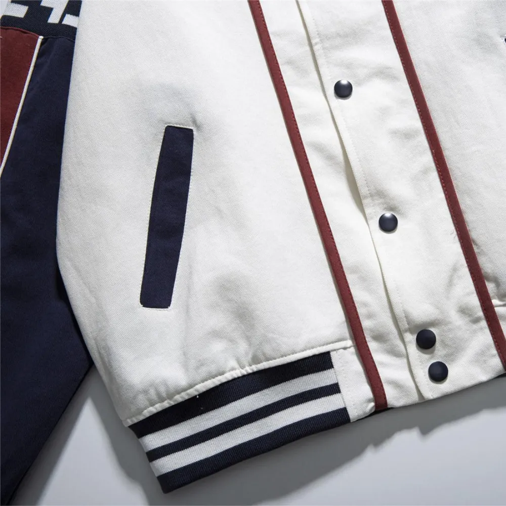 “Vintage High Street Racing Baseball” Jacket