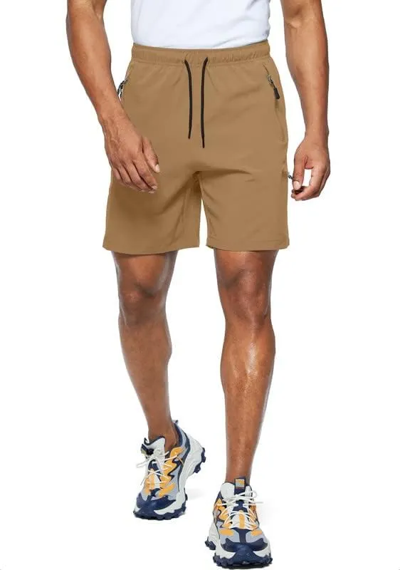 Viodia Men's Hiking Cargo Shorts Stretch Quick Dry Lightweight Shorts for Men Fishing Athletic Shorts with Pockets