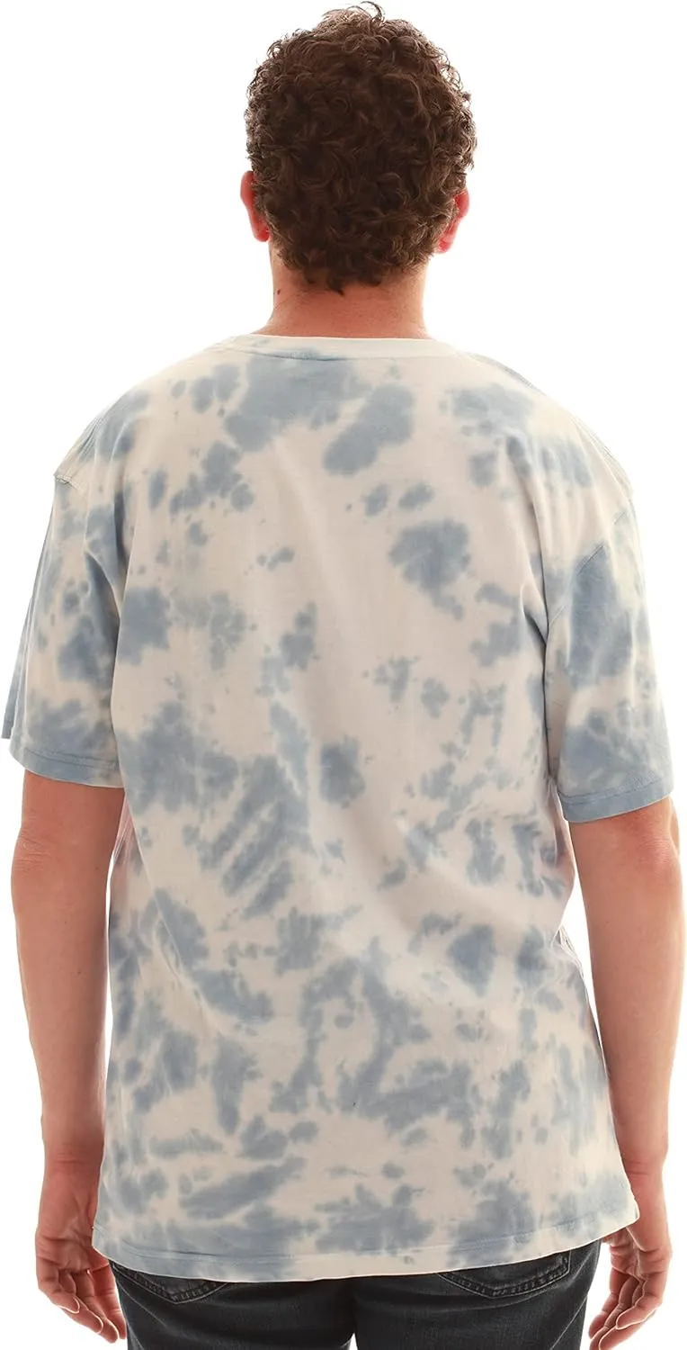 Whiskey & Oak Mens Tie Dye T-Shirt  Crew Neck Tee Shirt