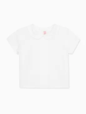 White Jazmin Baby Shirt