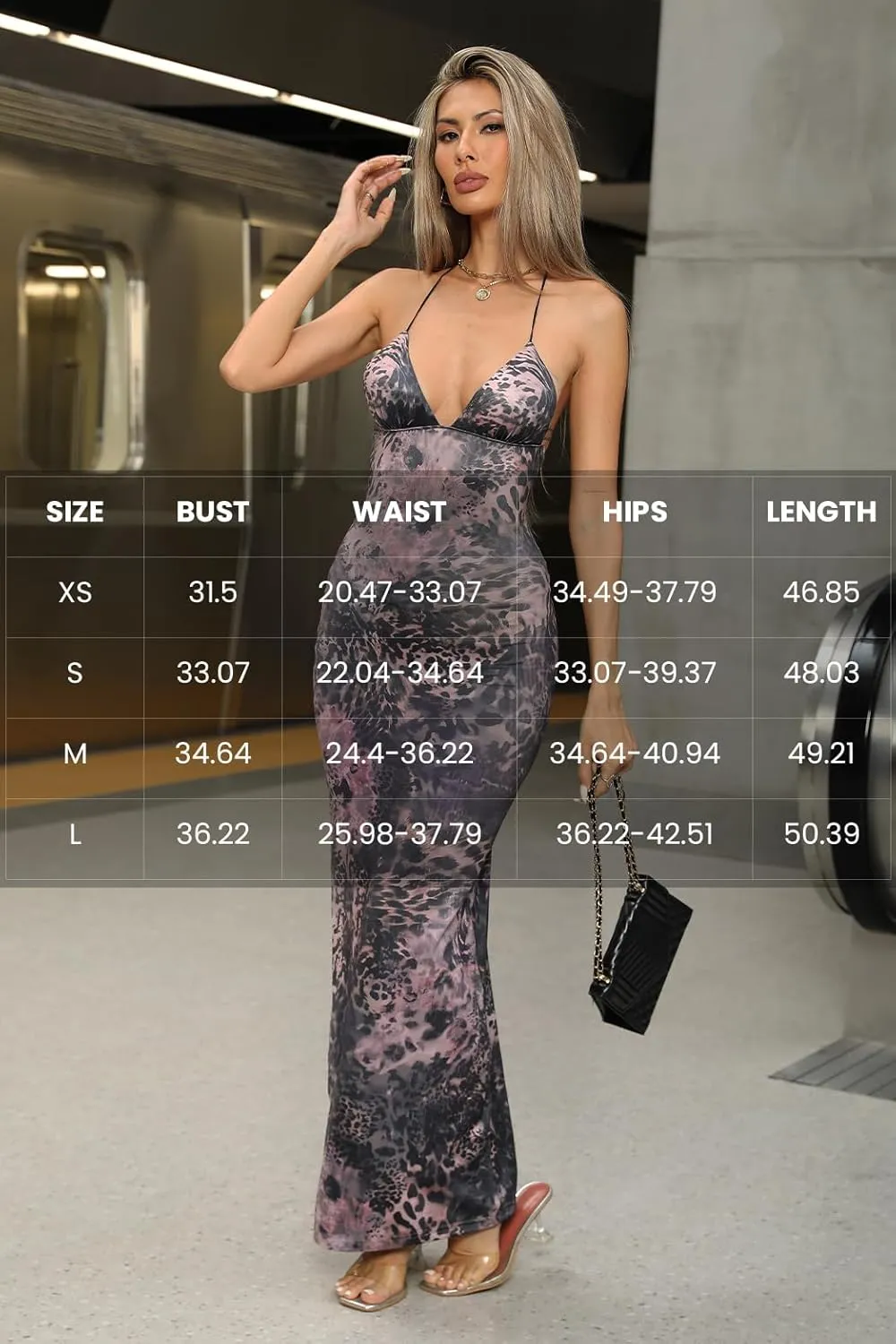 Women Backless Butterfly Dress Sexy V Neck Sleeveless Open Back Maxi Dress Party Cocktail Bodycon Long Dress